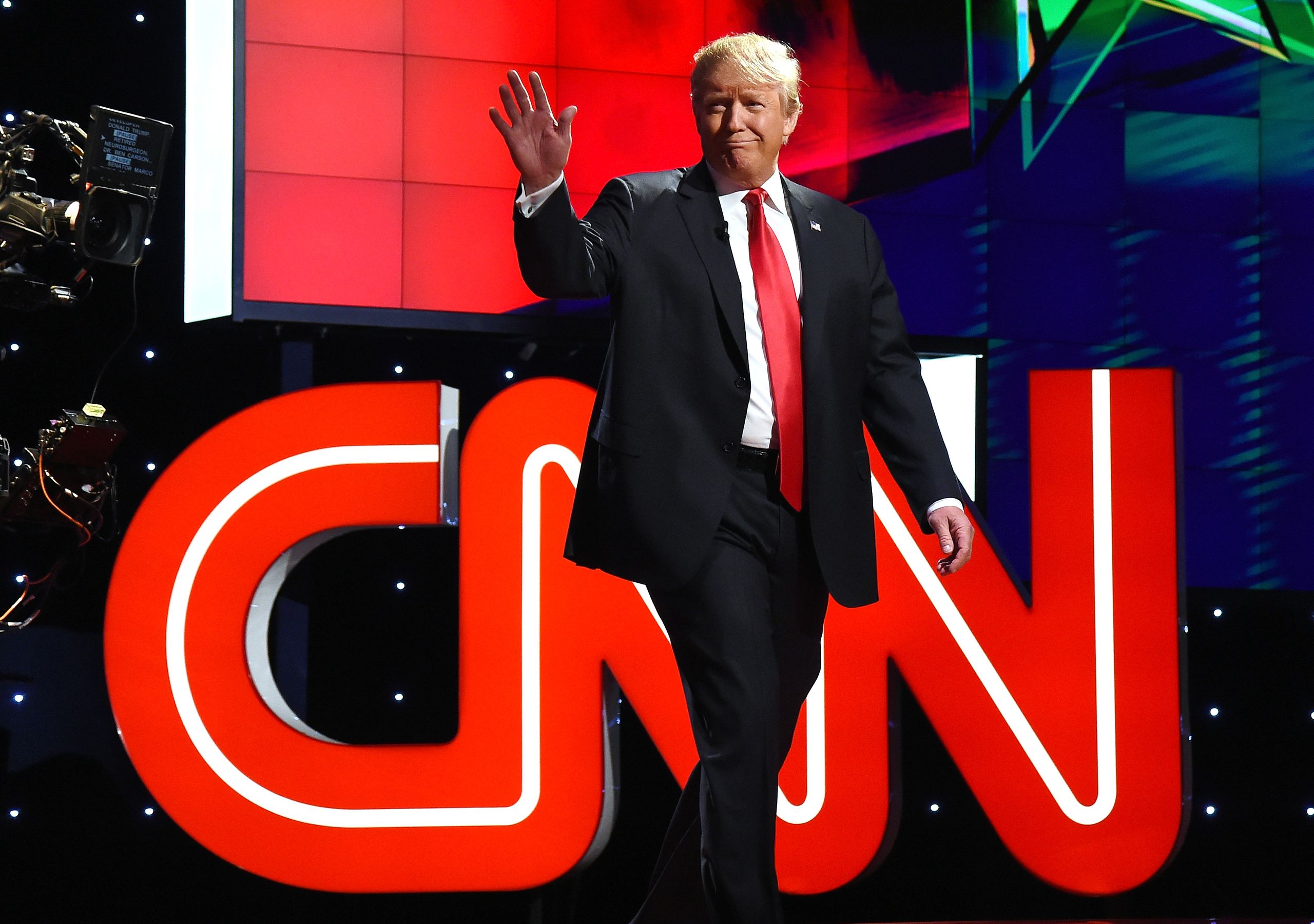 CNN flies with Trump by..?