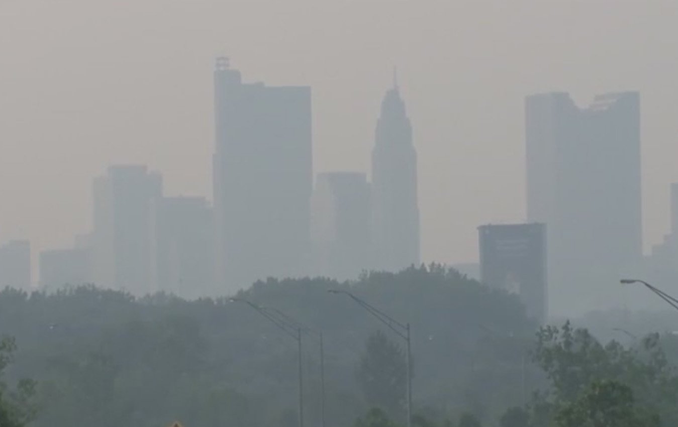 Columbus Air Quality Index below 100 by...?