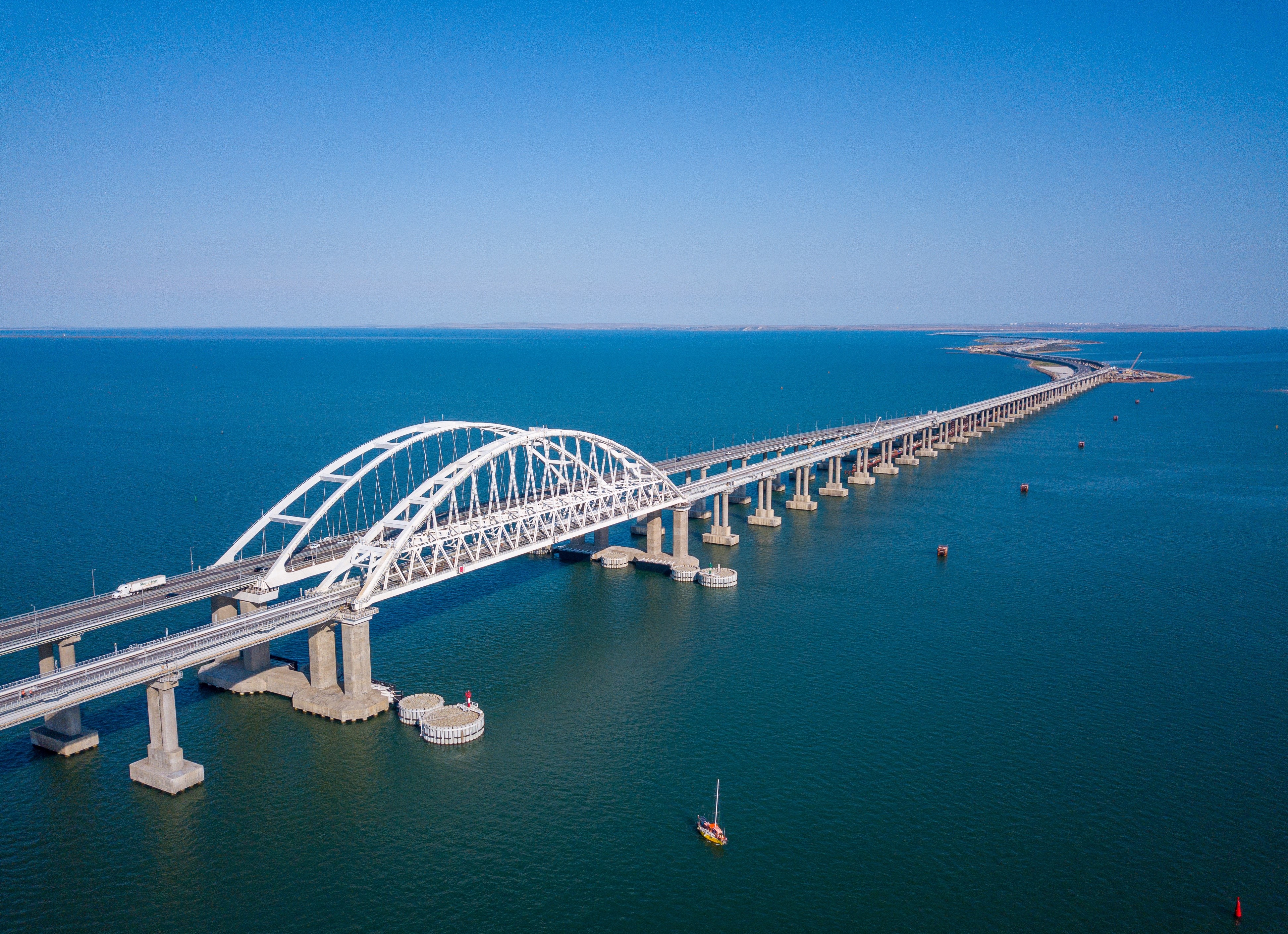 Crimean bridge hit before 2025?