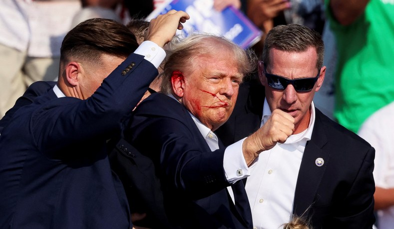 Trump's ear bandaged during RNC convention?