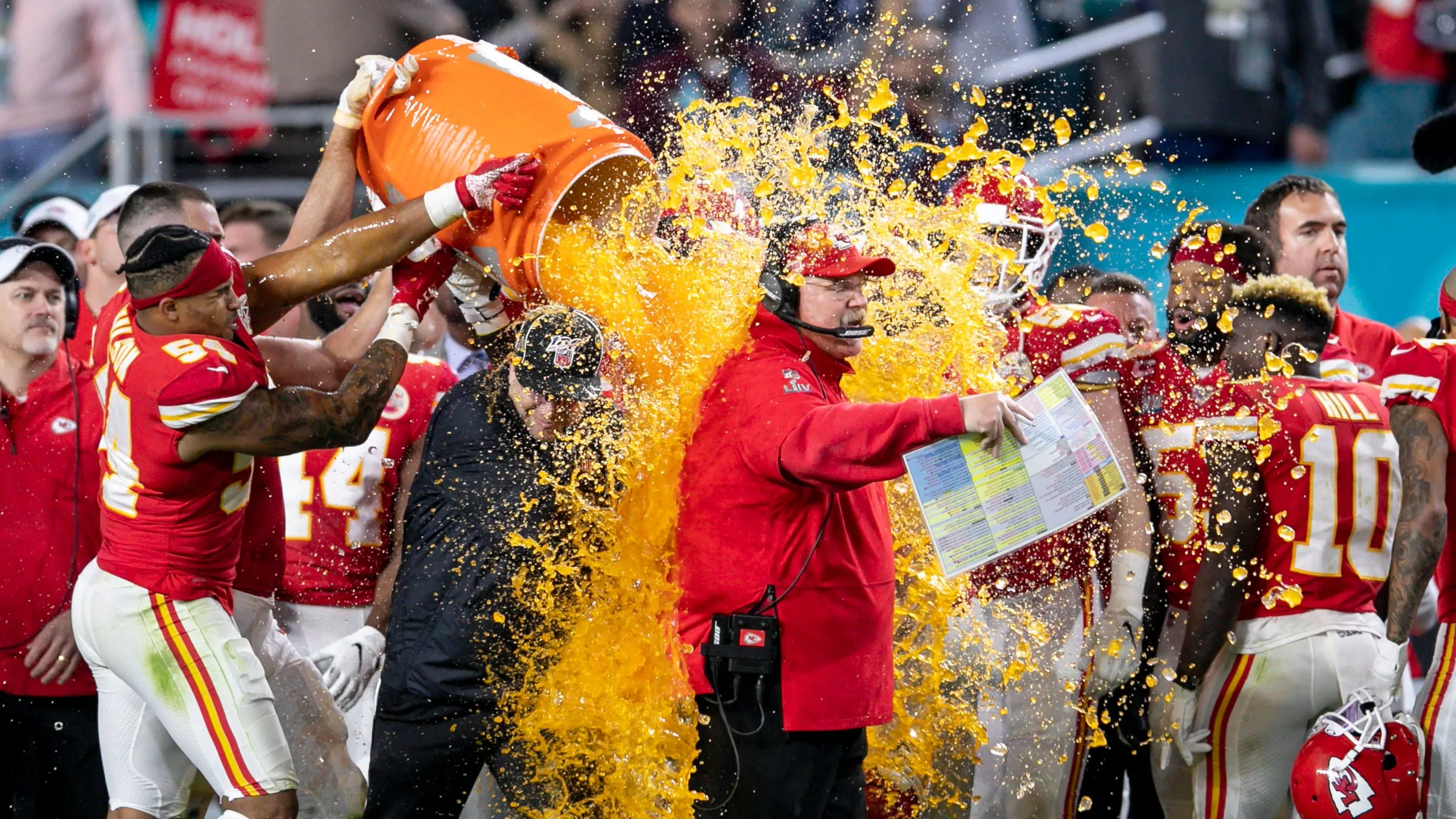 Super Bowl Gatorade Color