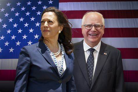 Harris-Walz Democratic ticket on election day?