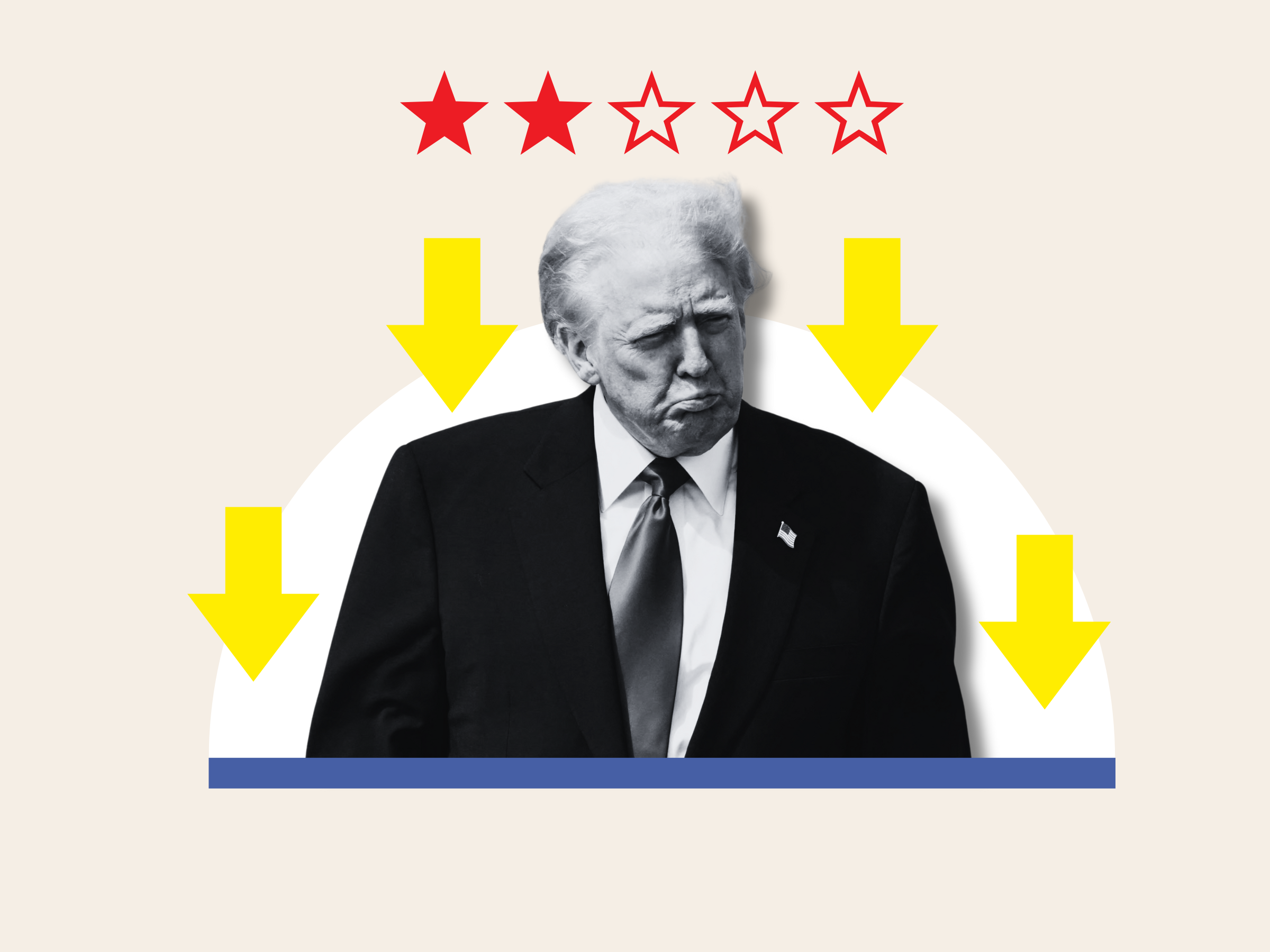 How low will Trump's approval rating go before August?