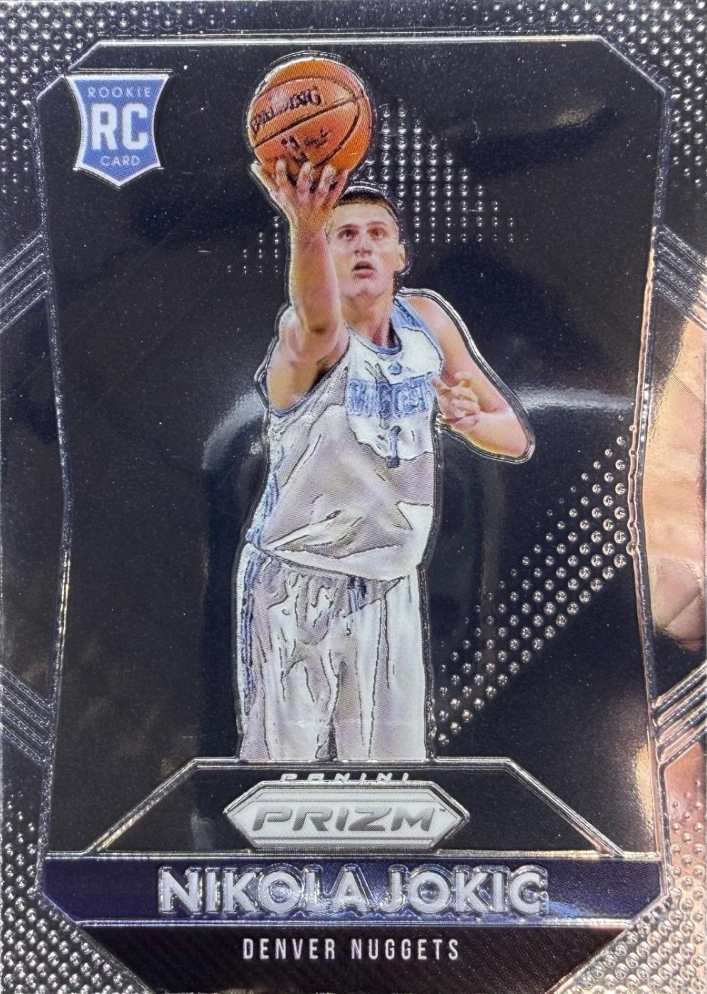 Nikola Jokic Rookie Card above ___ end of February?