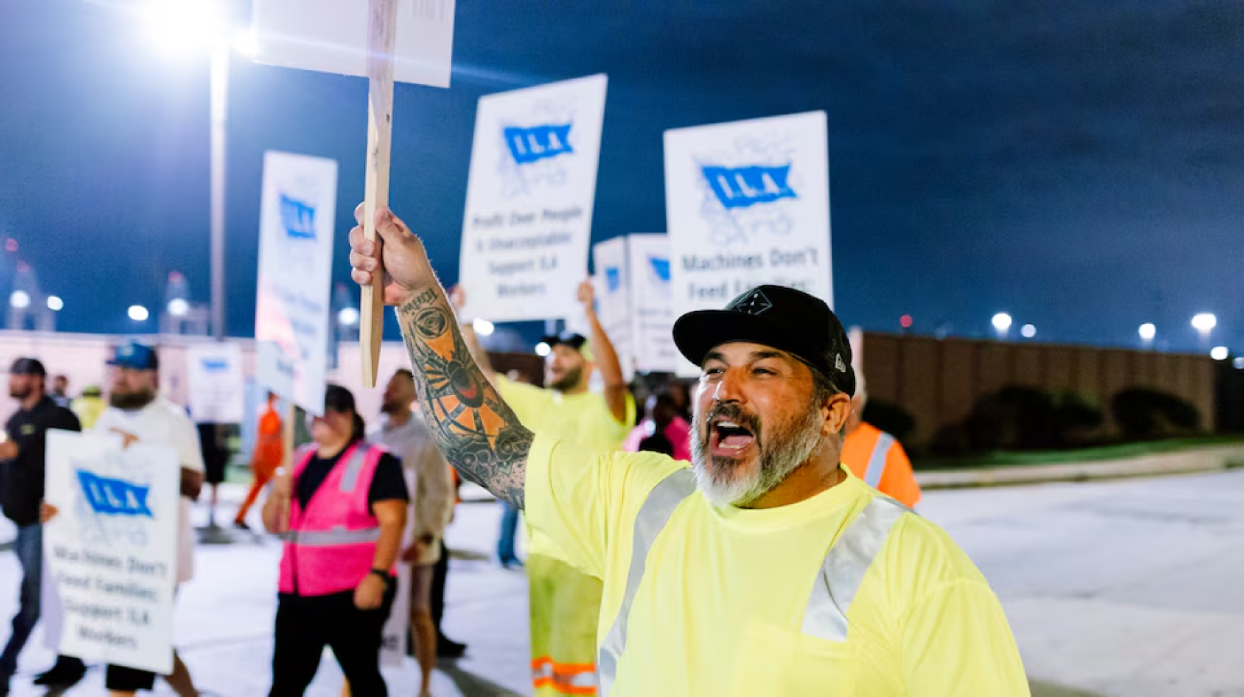  East coast port strike ends in October?