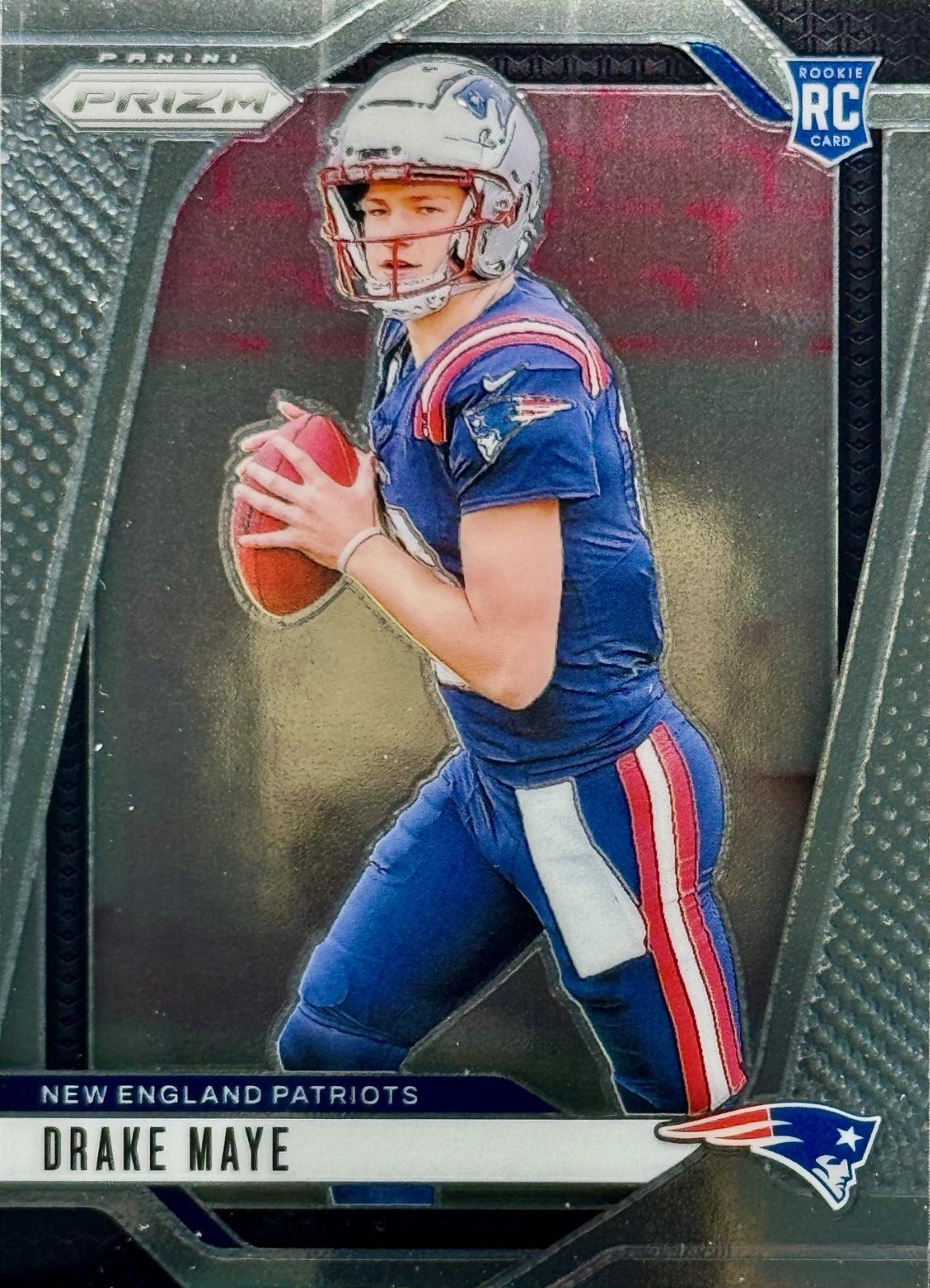 Drake Maye Rookie Card above ___ end of February?