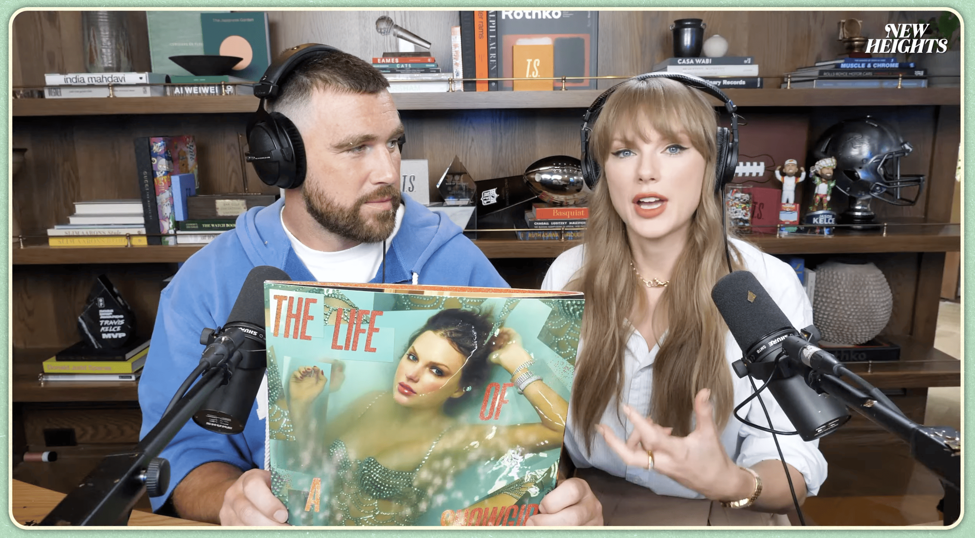# of views Taylor Swift's appearance on New Heights gets week 1?