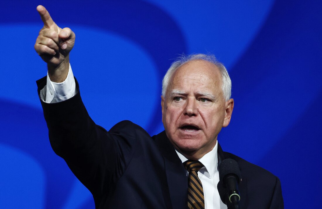 Tim Walz DNC Speech: O/U 30 minutes?
