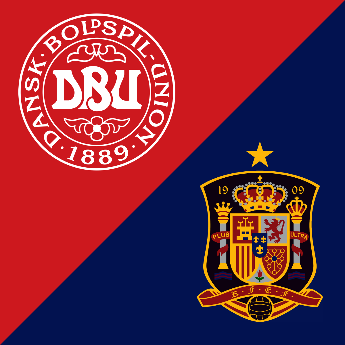 UEFA Nations League: Denmark vs. Spain