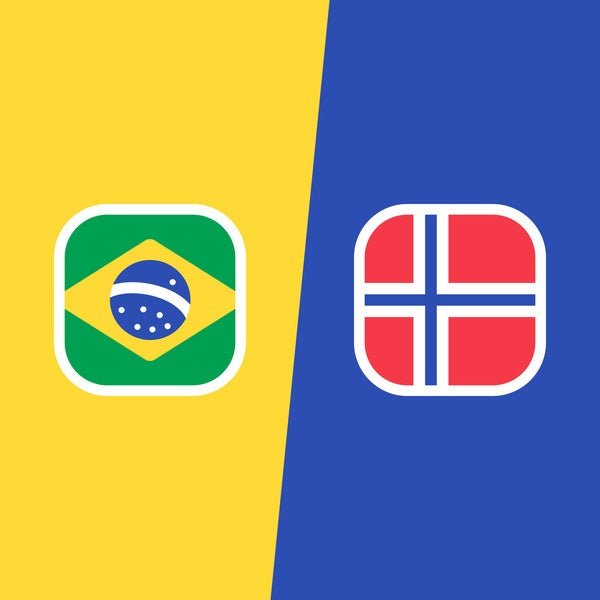 What will the announcers say during Brazil vs Norway World Cup Match?