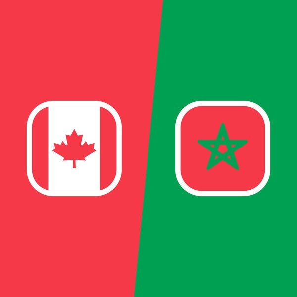 What will the announcers say during Canada vs Morocco World Cup Match?