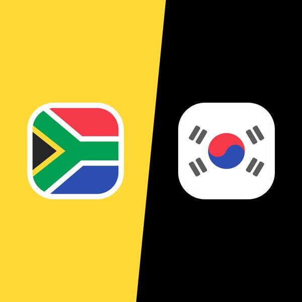 What will the announcers say during South Africa vs South Korea World Cup Match?