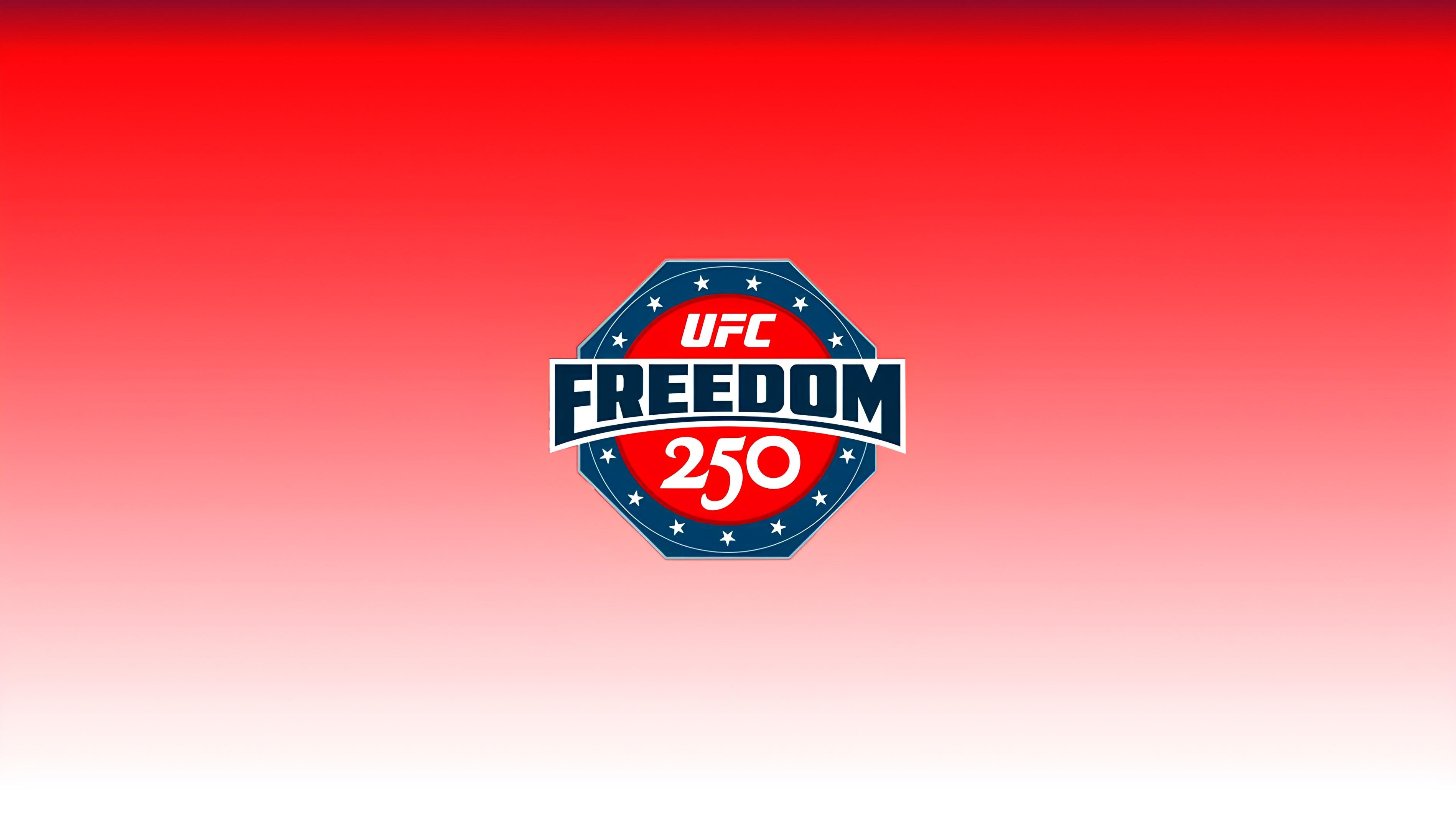 What will the announcers say during UFC Freedom 250?