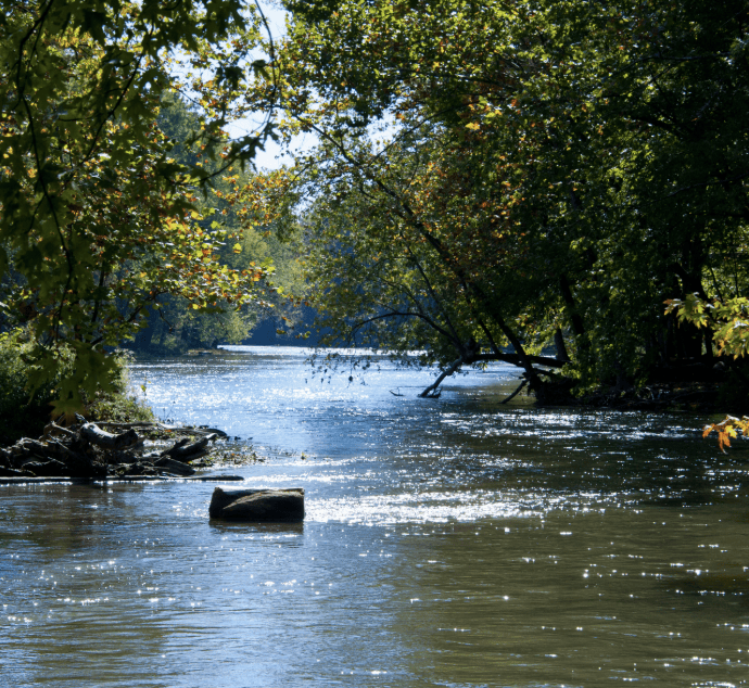 What will the White River at Indianapolis peak at during the August 2026 floods?