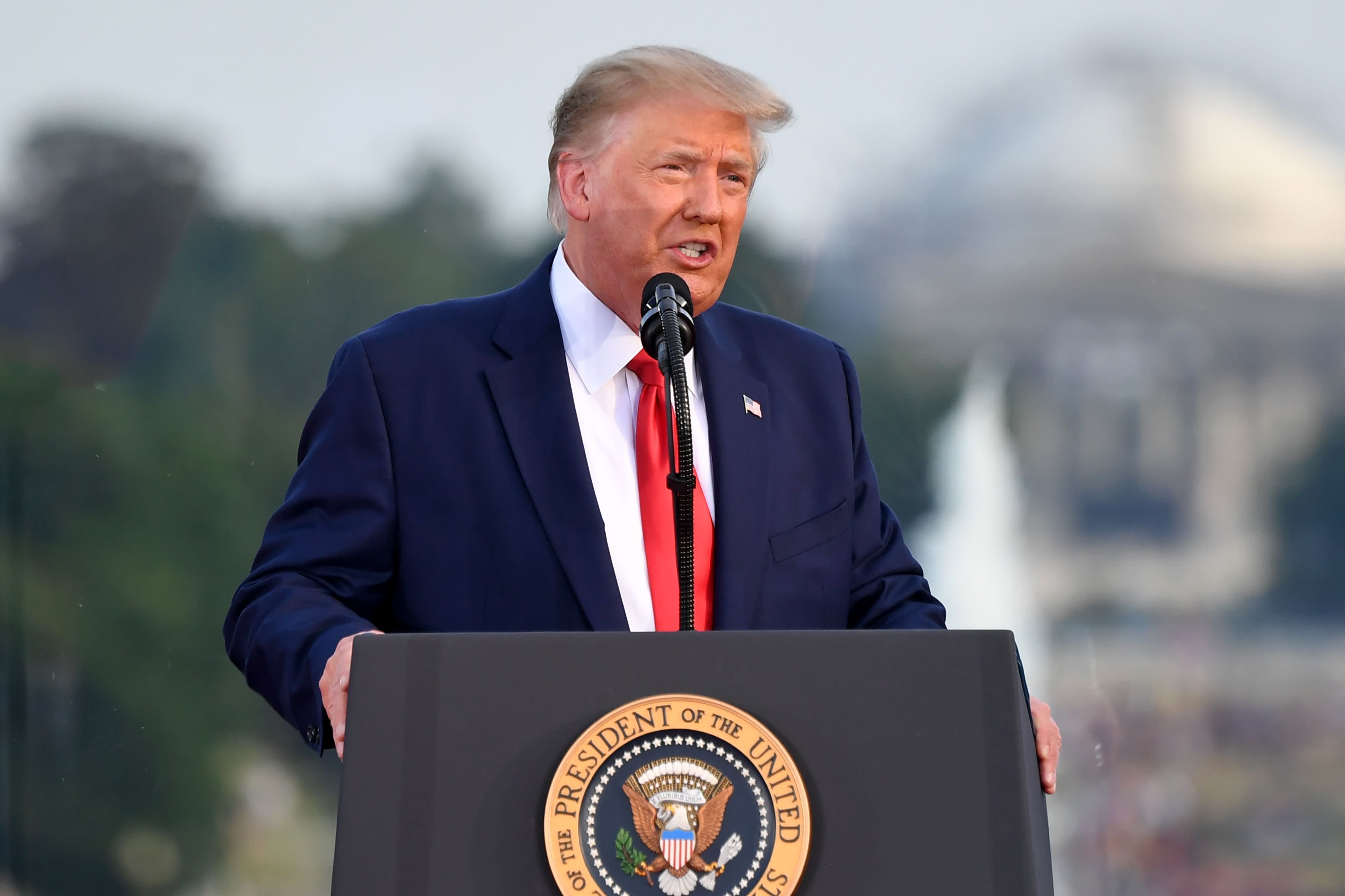What will Trump say during the Tribute to America Rally on July 4th?