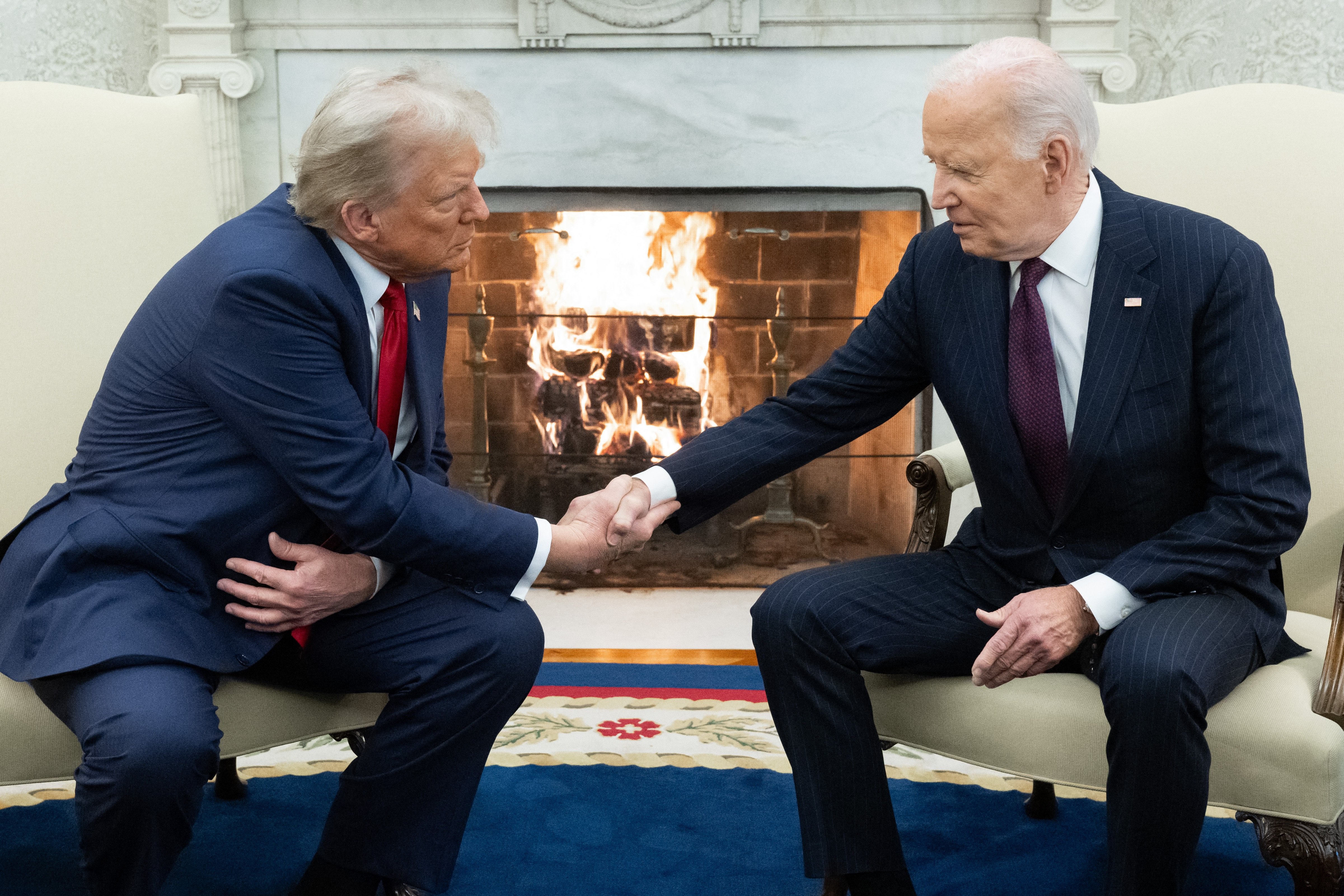 Who will Trump meet with in August?