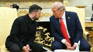 Who will Trump meet with in April?