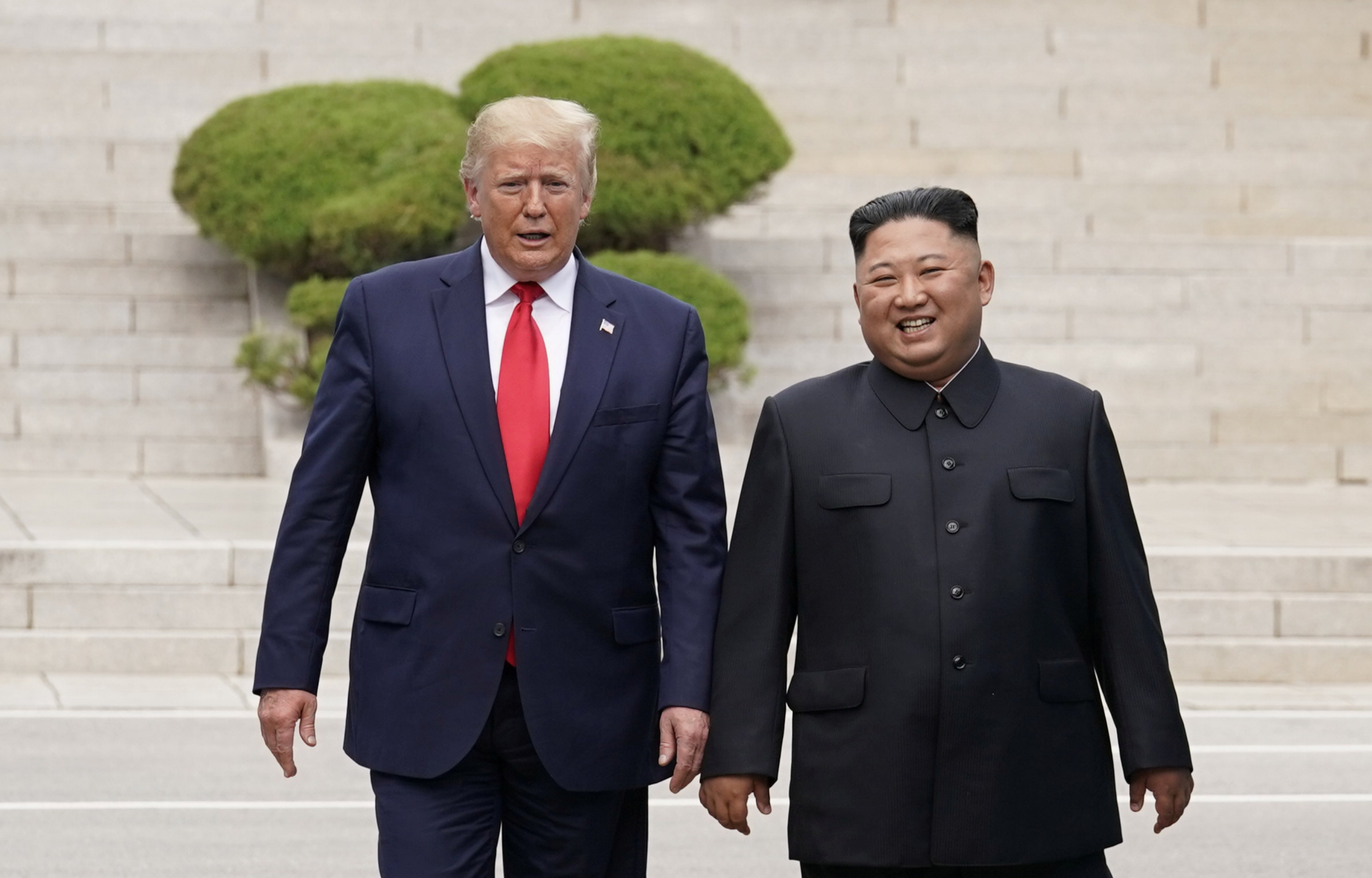 Who will Trump meet with in first 100 days?