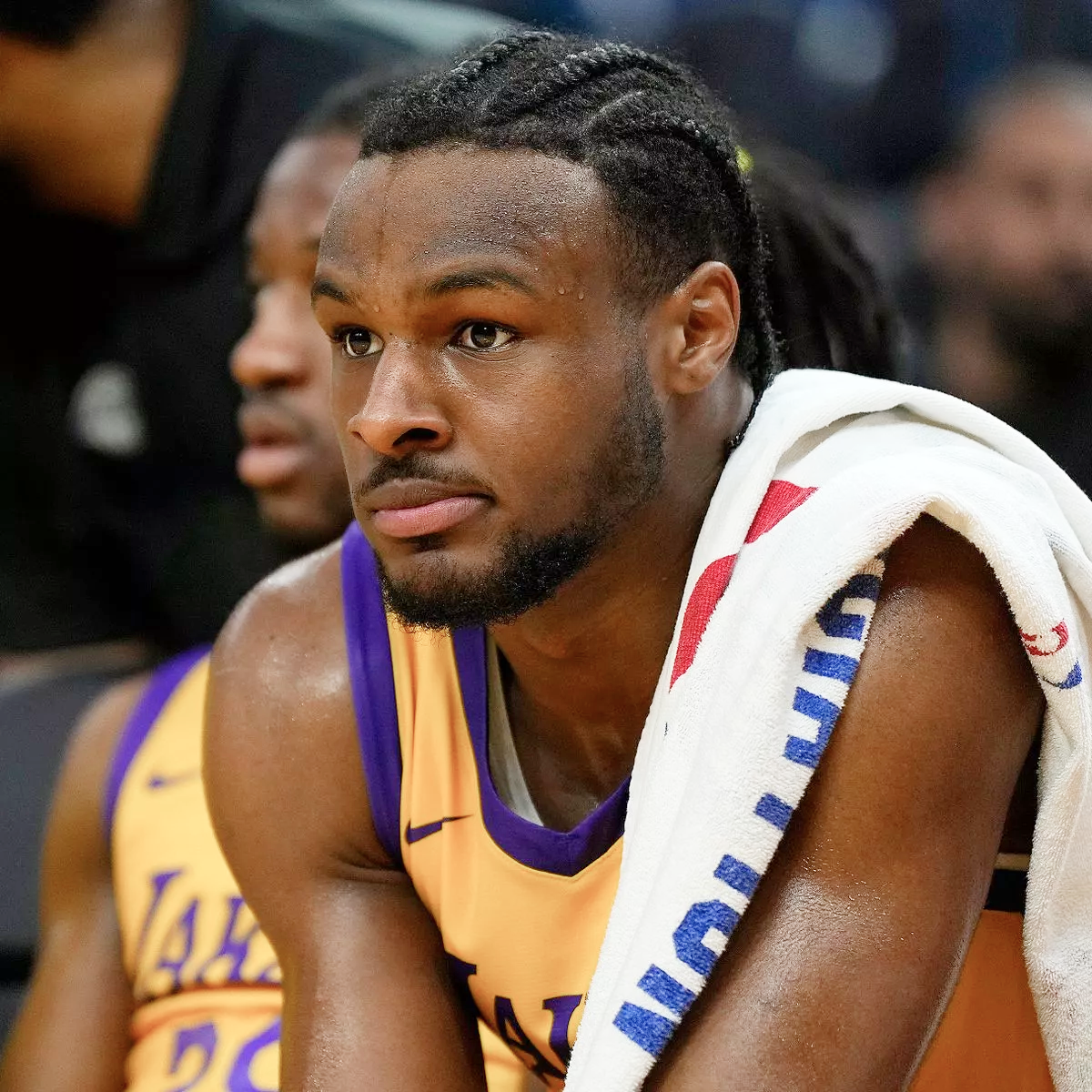 Will Bronny score tonight?