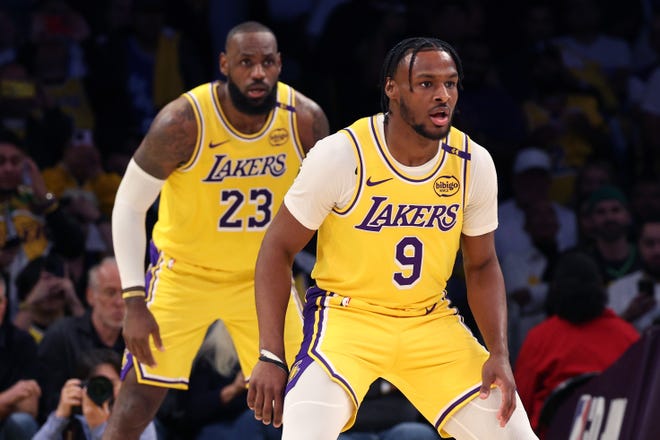 Will Bronny score a point against the Celtics?
