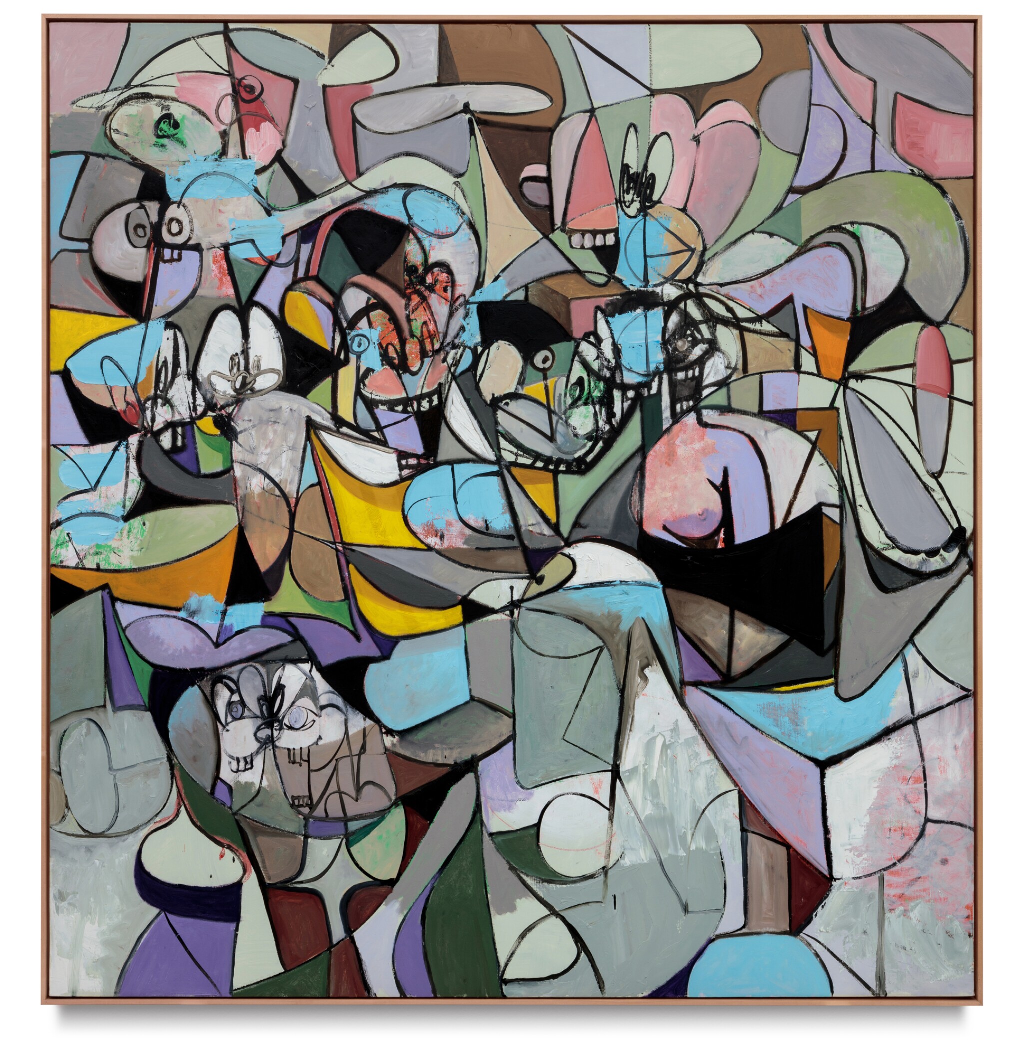 Will George Condo’s “Reclining Blue Form” sell for more than $3.5 million at Sotheby’s?