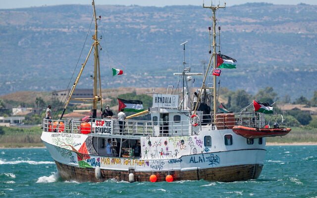 Will Israel raid Gaza aid ship Handala by Monday?