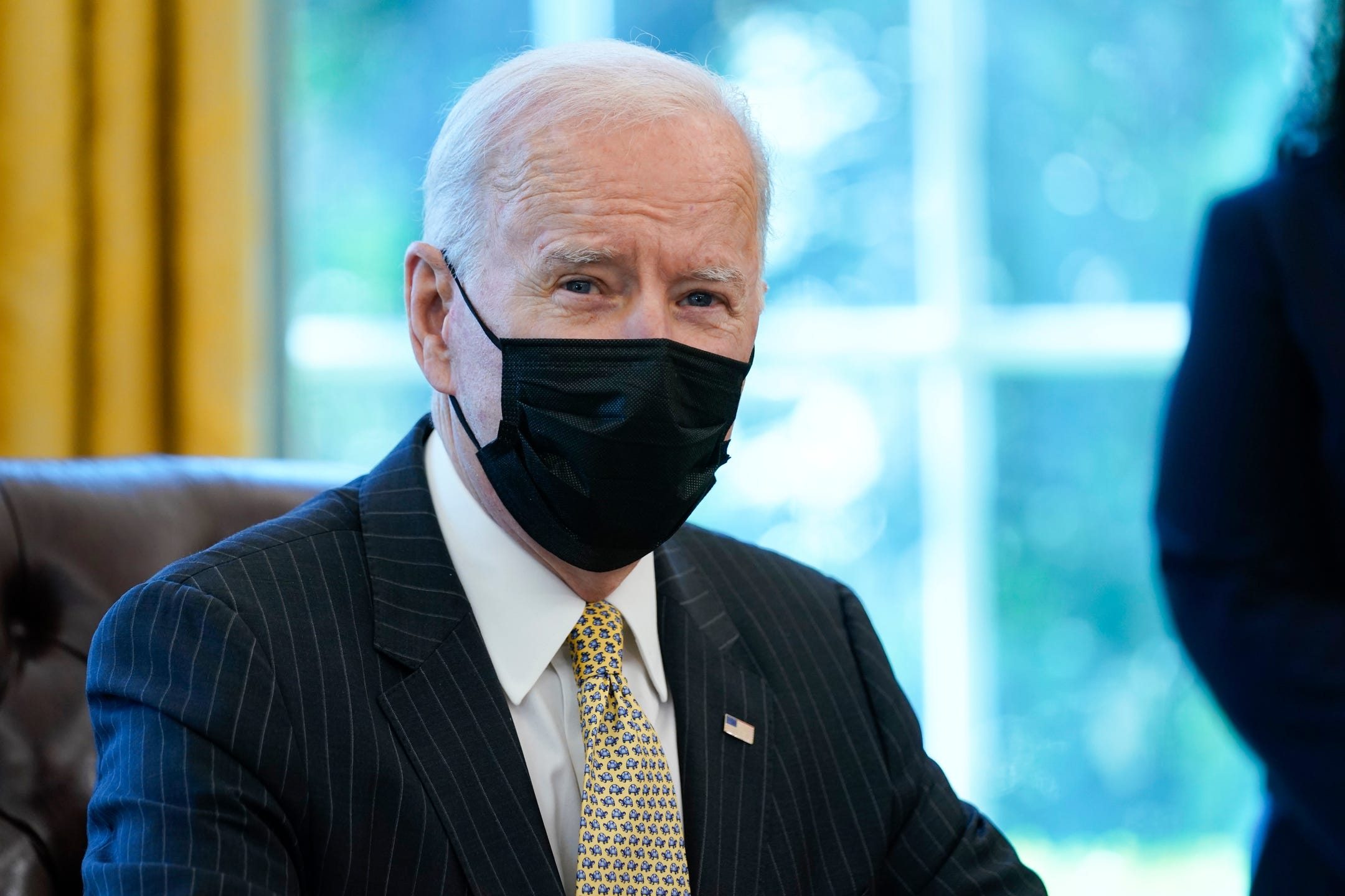Will Joe Biden's approval rating be 54% or higher on April 28, 2021?