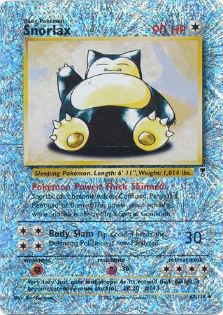Reverse Holographic Snorlax