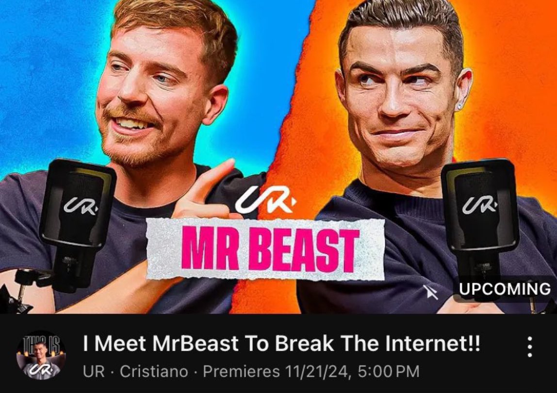 Will Ronaldo x MrBeast video get >30m views on day 1?