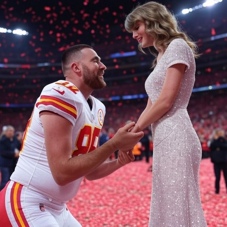 Travis Kelce proposes to Taylor Swift at Super Bowl?