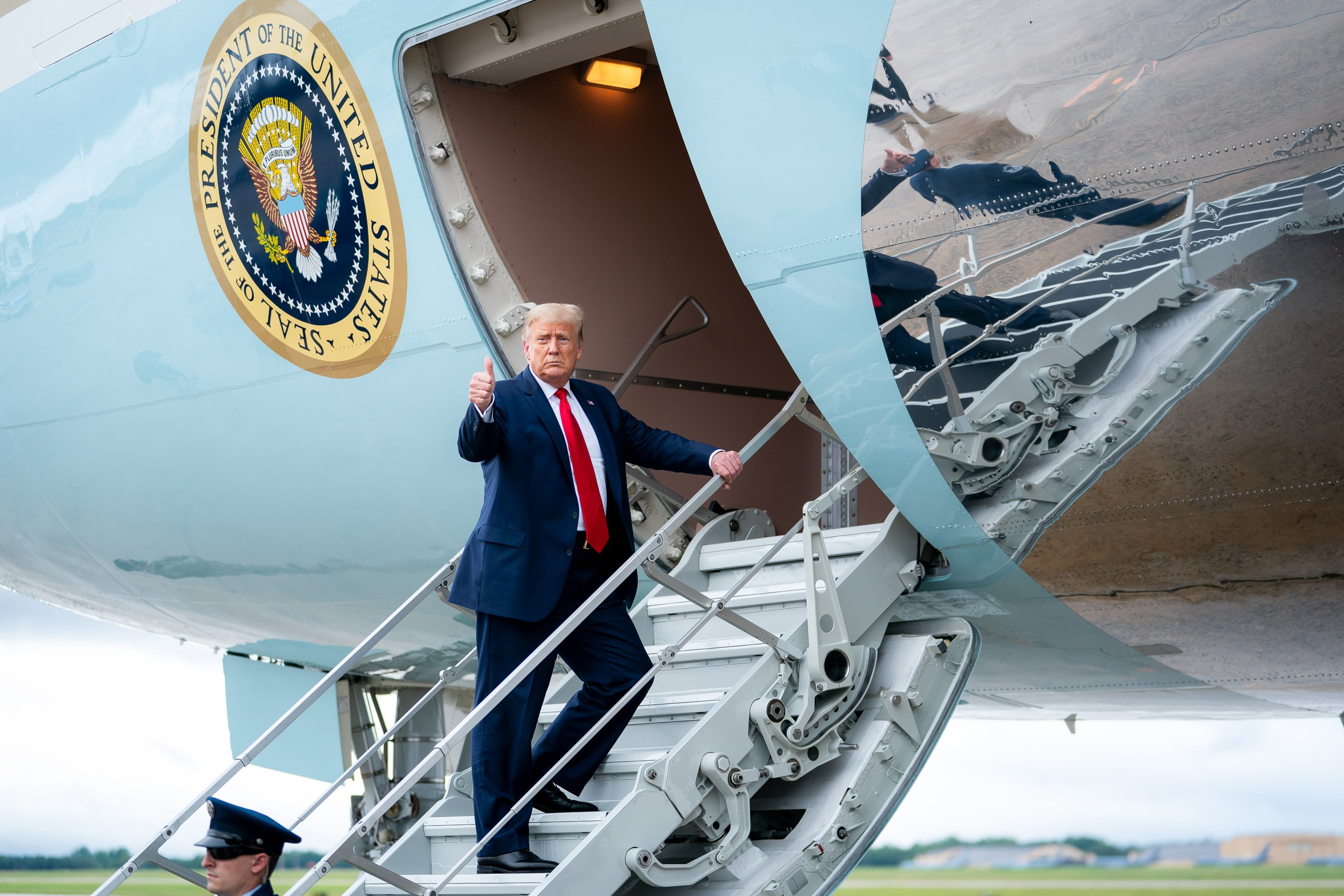 Will Trump fly in original Air Force 1 again this month?