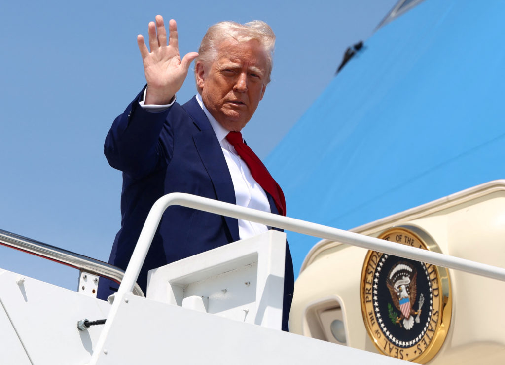 Will Trump visit Los Angeles by Friday?